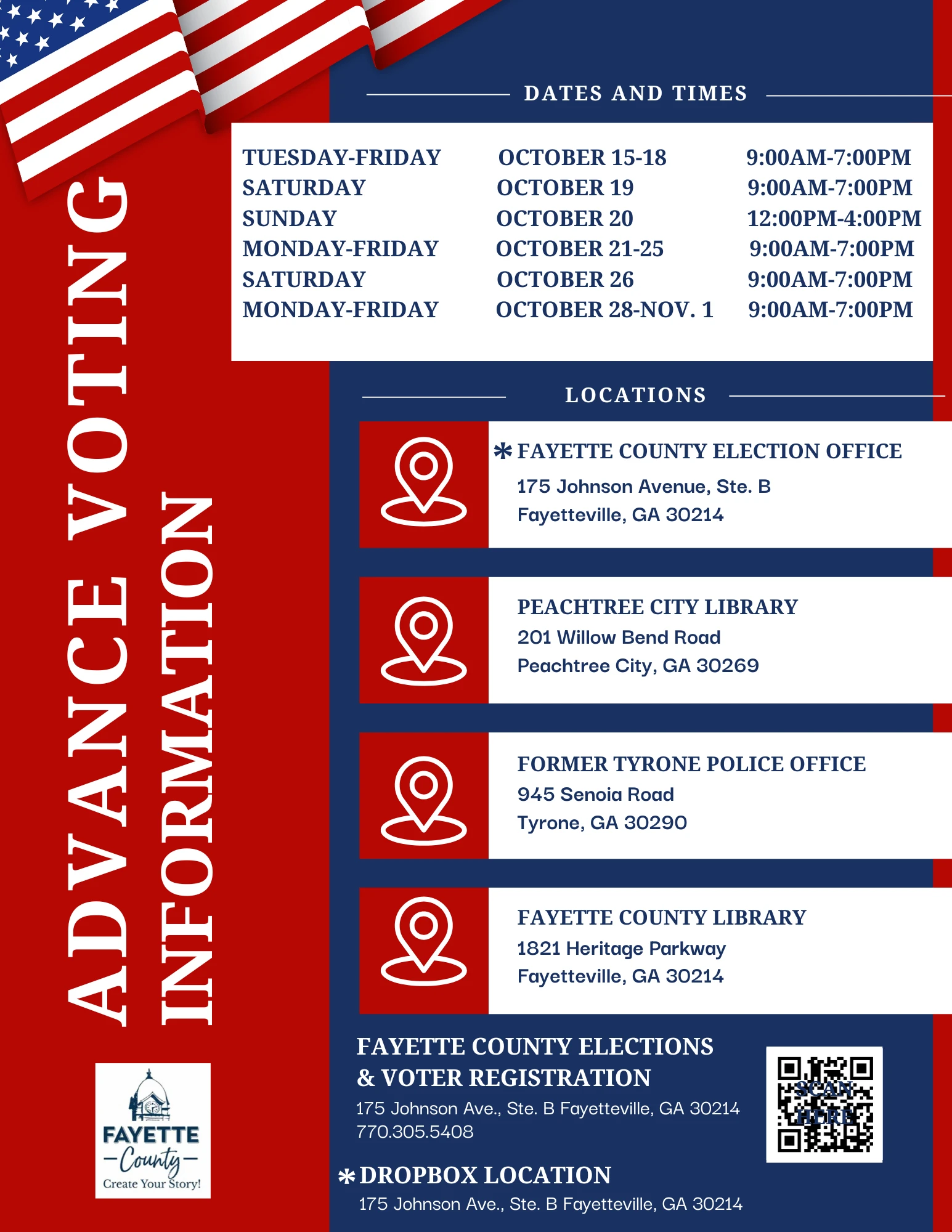 2024 November General Election Advanced Voting Information