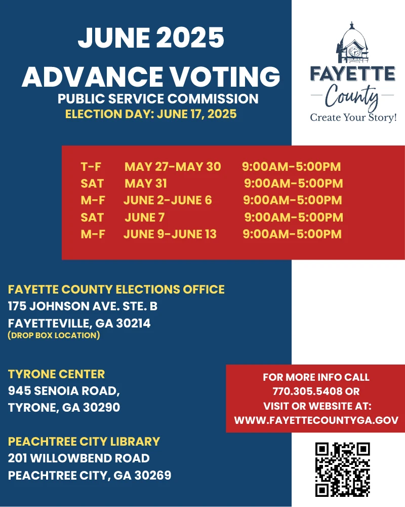Advance Voting Information Flyer