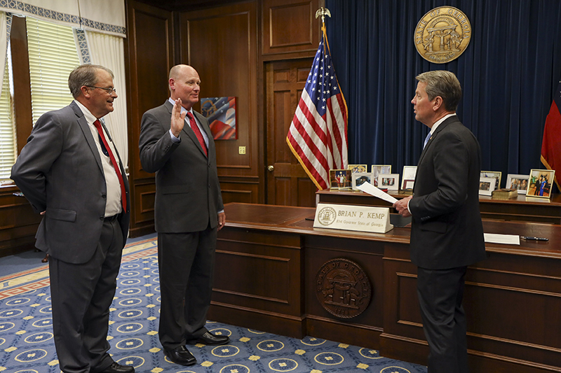 Bergen Sworn In by Governor Kemp