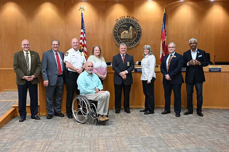 Commissioner Gibbons, Commissioner Hearn, Jeff Hill, Commissioner Maxwell,  Katye Vogt, Mr. Rapson, Anita Godbee, Commissioner Oddo and Commissioner Rousseau