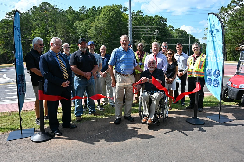 Fayette County Celebrates Multi-Use Path, Roundabout Completion