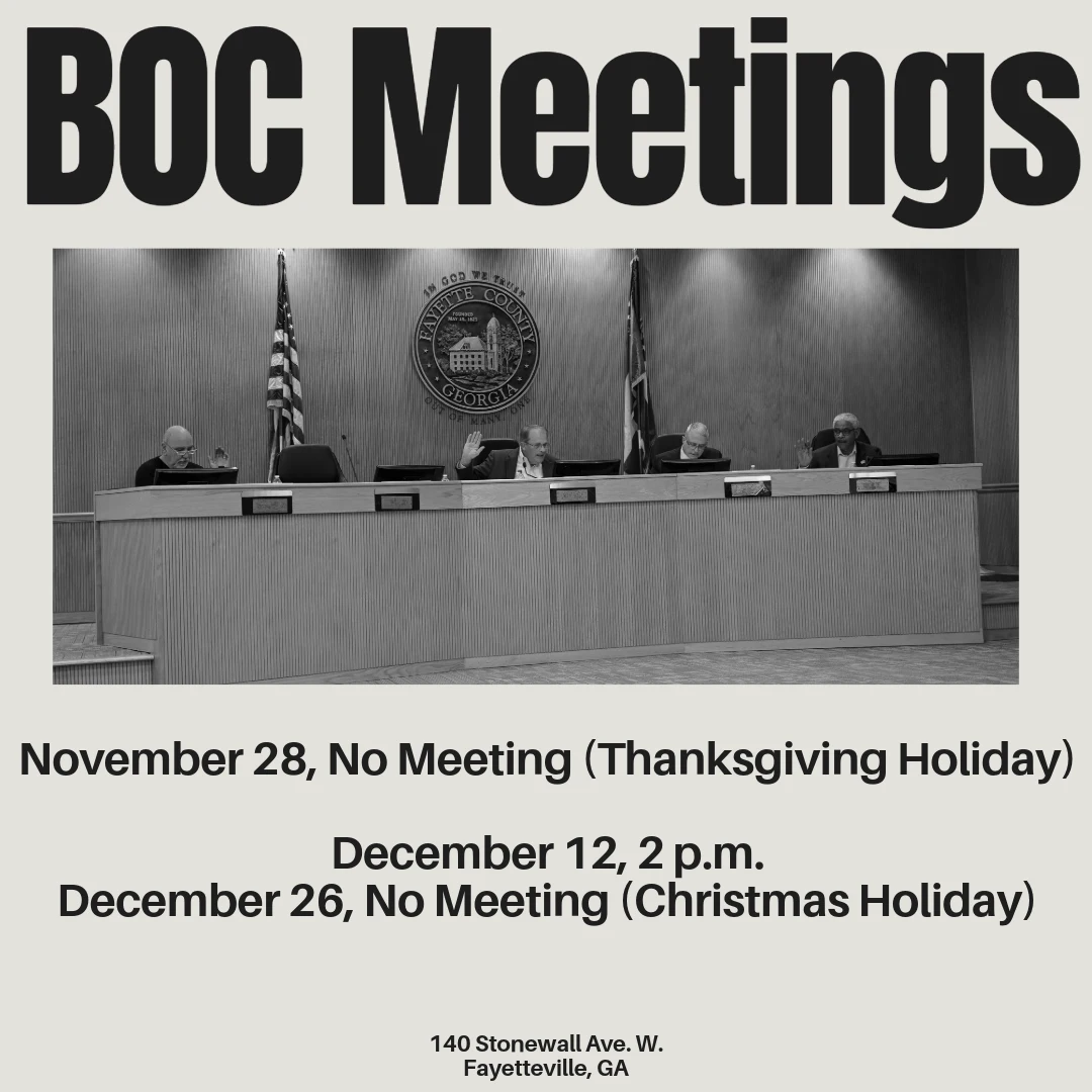 Board of Commisioners Meeting Schedule