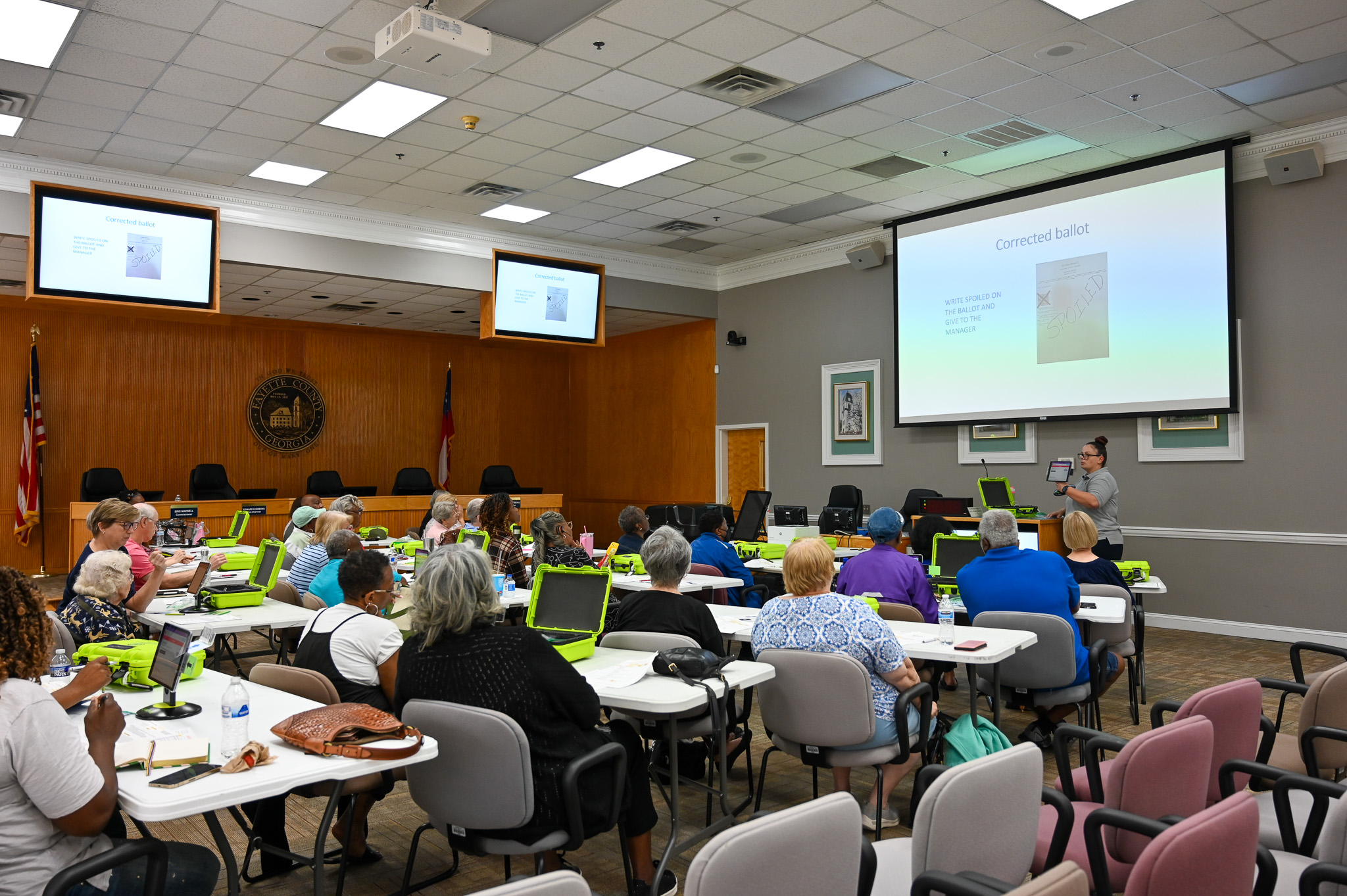 Fayette County Poll Worker Training Kicks Off