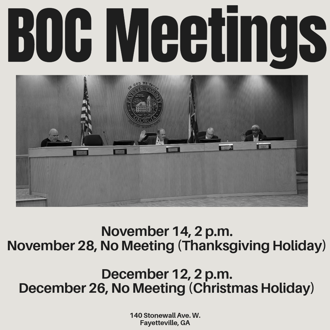 Board of Commisioners Meeting Schedule