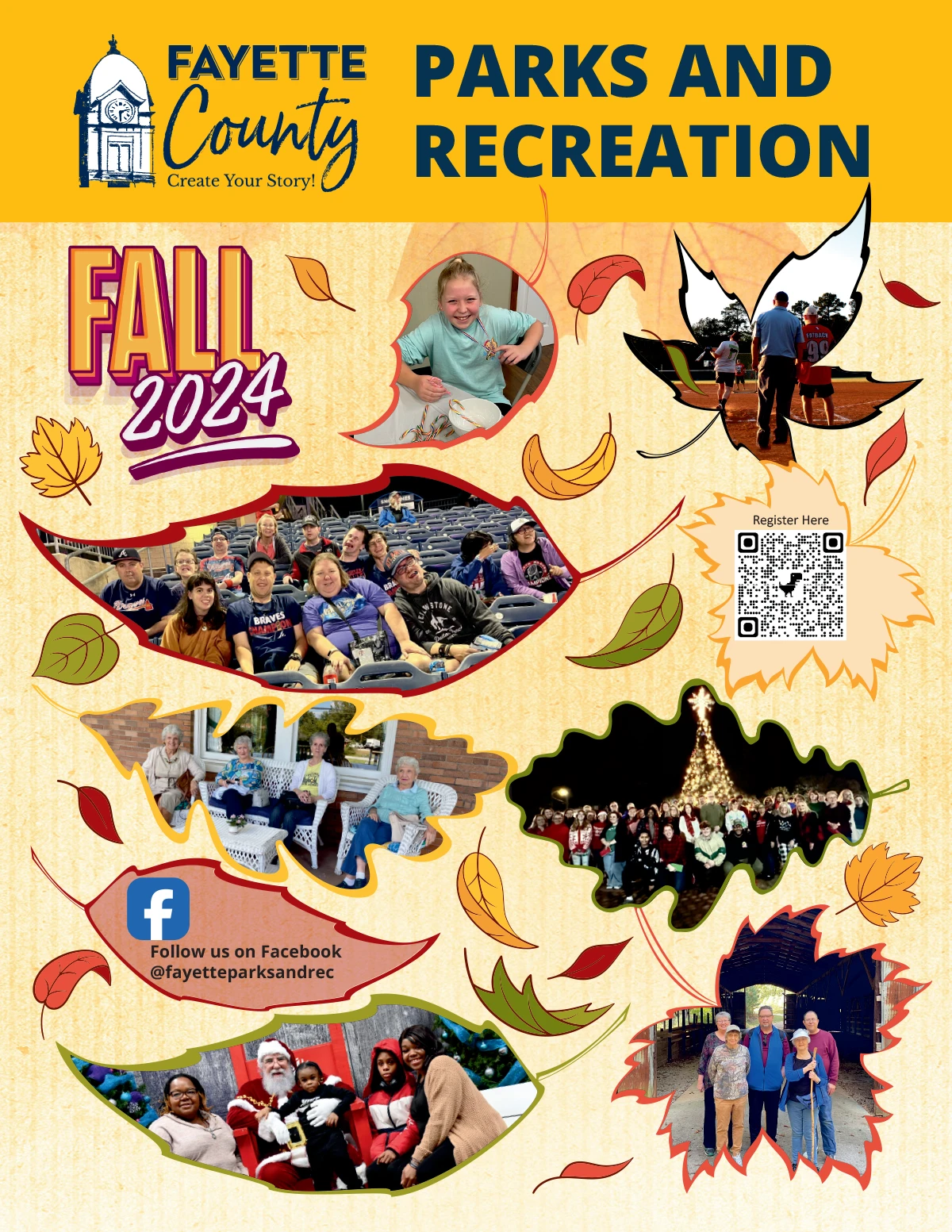 Fayette County Parks and Recreation Fall 2024  Brochure