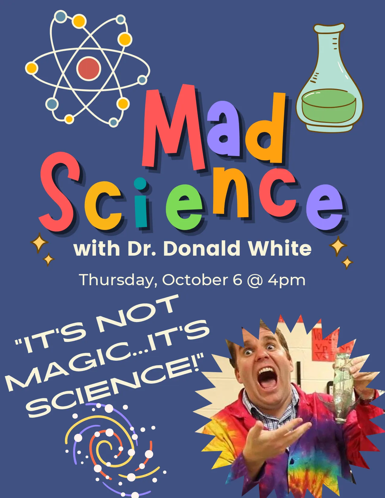 Mad Science Show Flyer