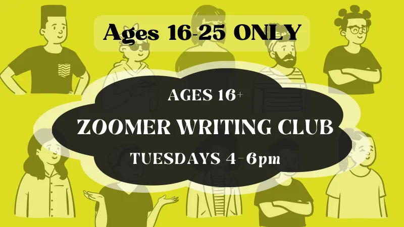 Zoomer Writing Club Flyer