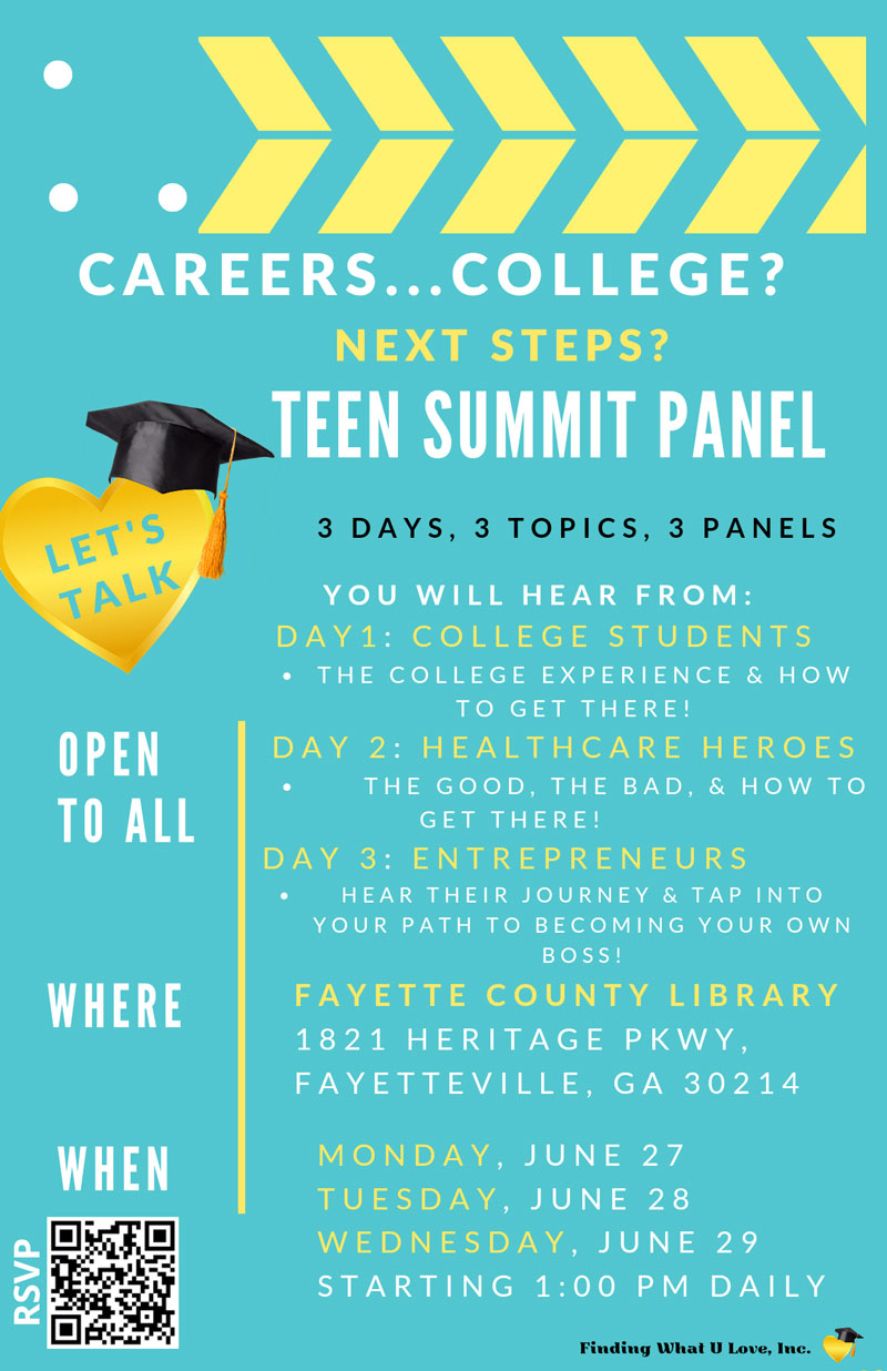 Teen Summit Panel Flyer
